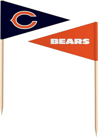 Chicago Bears Toothpick Flags