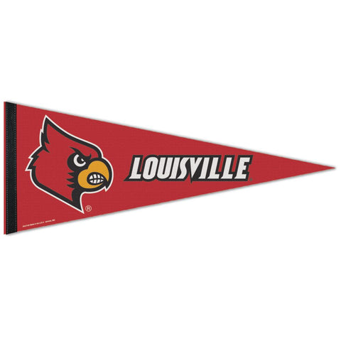 Louisville Cardinals Pennant 12x30 Premium Style - Special Order