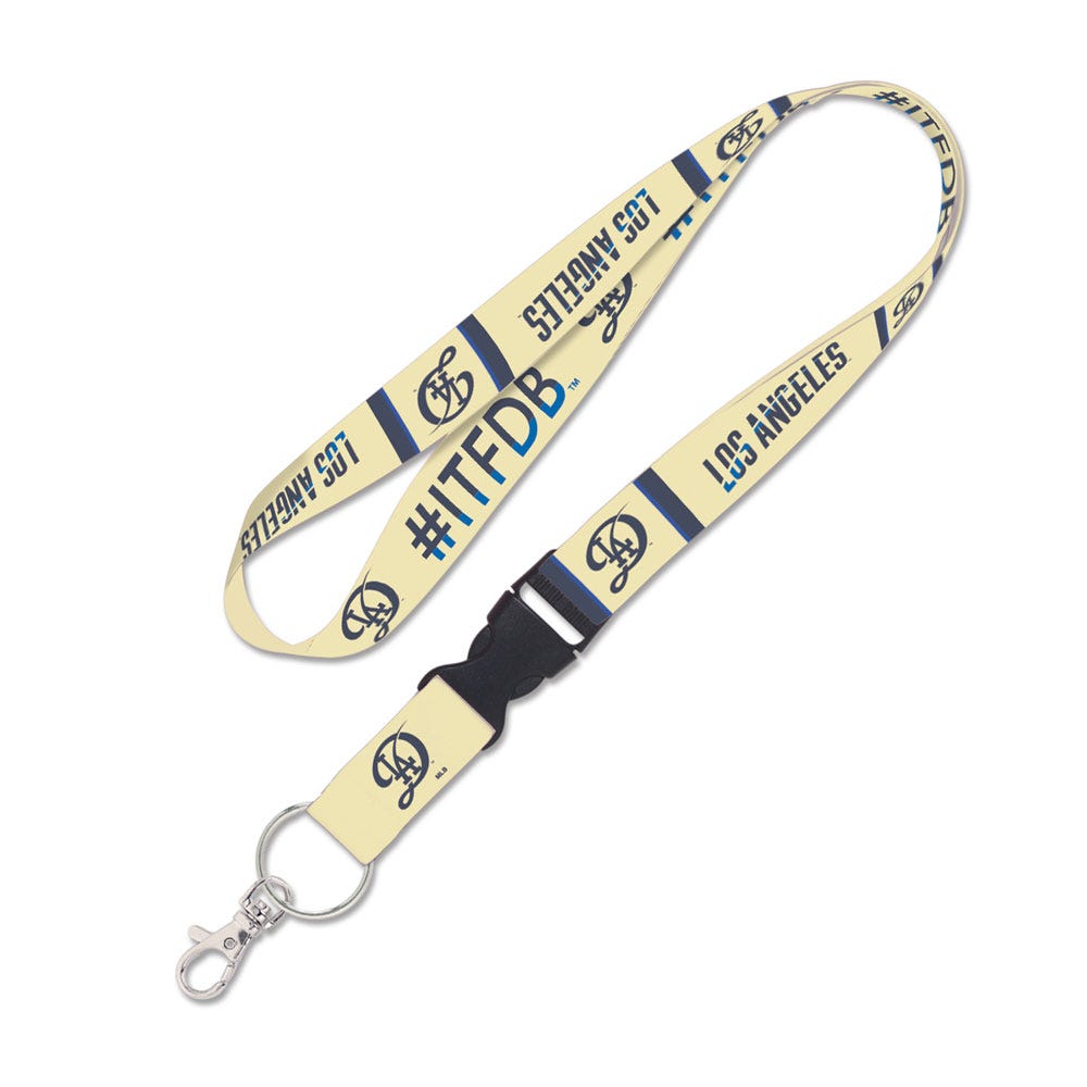 Los Angeles Dodgers Lanyard with Detachable Buckle City Connect Special Order