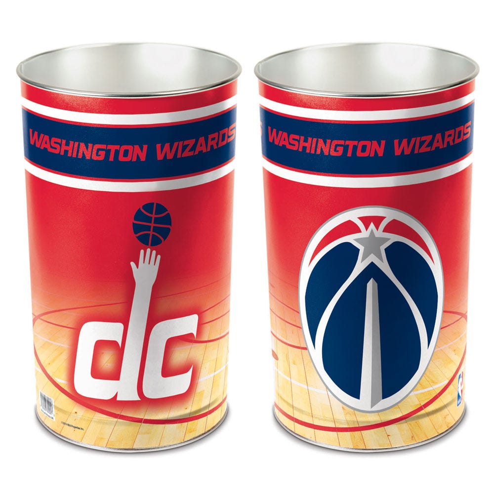 Washington Wizards Wastebasket 15 Inch - Periodic Restock