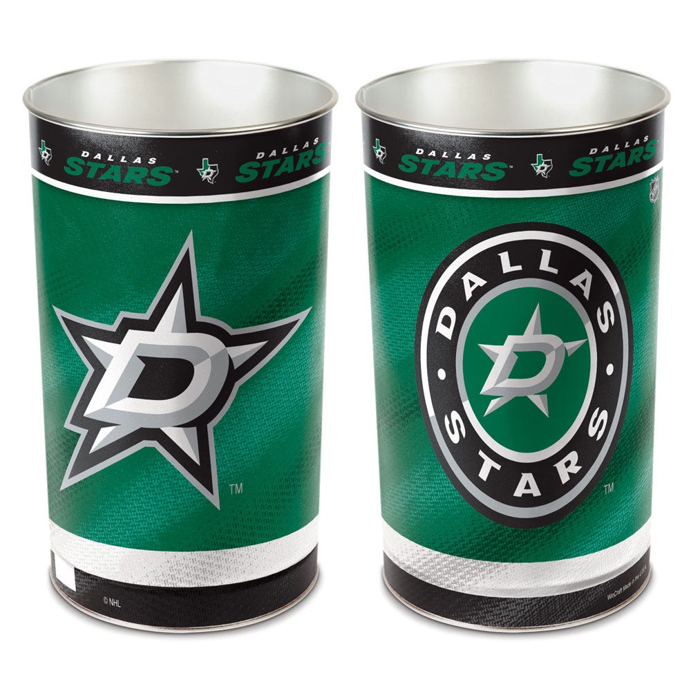 Dallas Stars Wastebasket 15 Inch - Periodic Restock