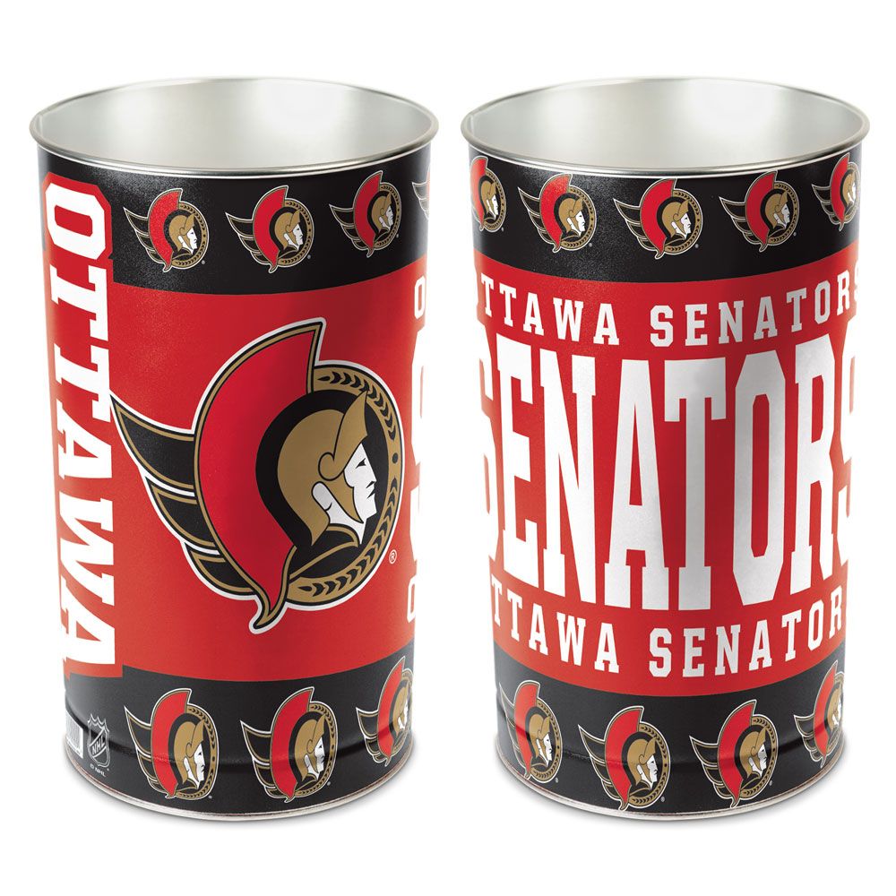 Ottawa Senators Wastebasket 15 Inch - Special Order