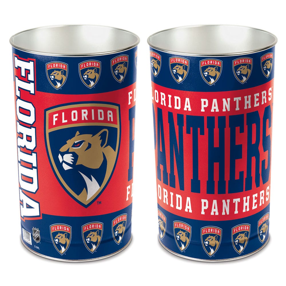 Florida Panthers Wastebasket 15 Inch - Periodic Restock