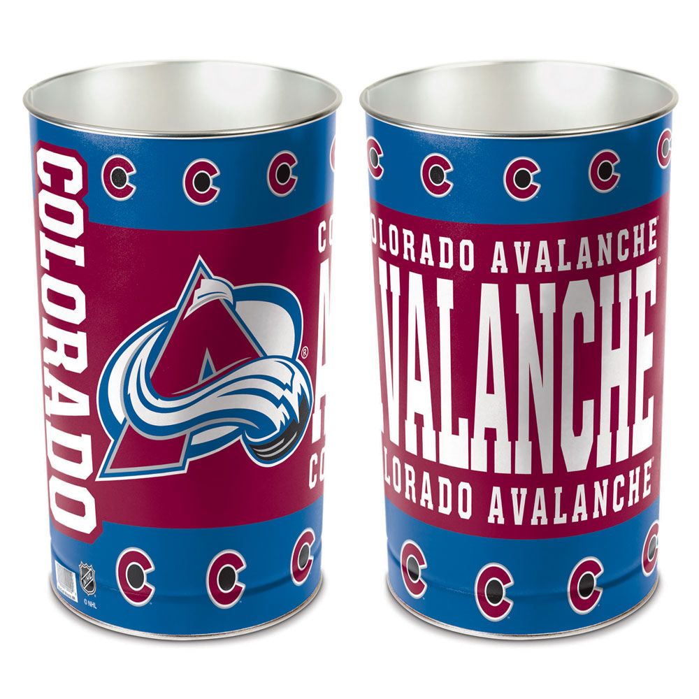 Colorado Avalanche Wastebasket 15 Inch - Special Order