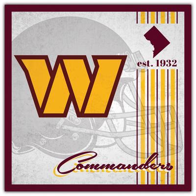Washington Commanders Sign Wood 10x10 Album Design