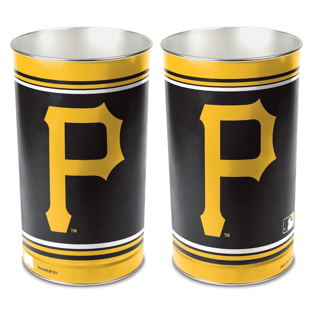 Pittsburgh Pirates Wastebasket 15 Inch