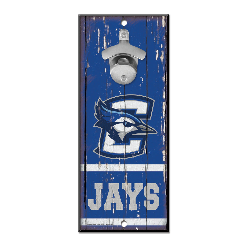 Creighton Blue Jays Sign Wood 5x11 Bottle Opener