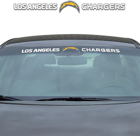 Los Angeles Chargers Decal 35x4 Windshield Style