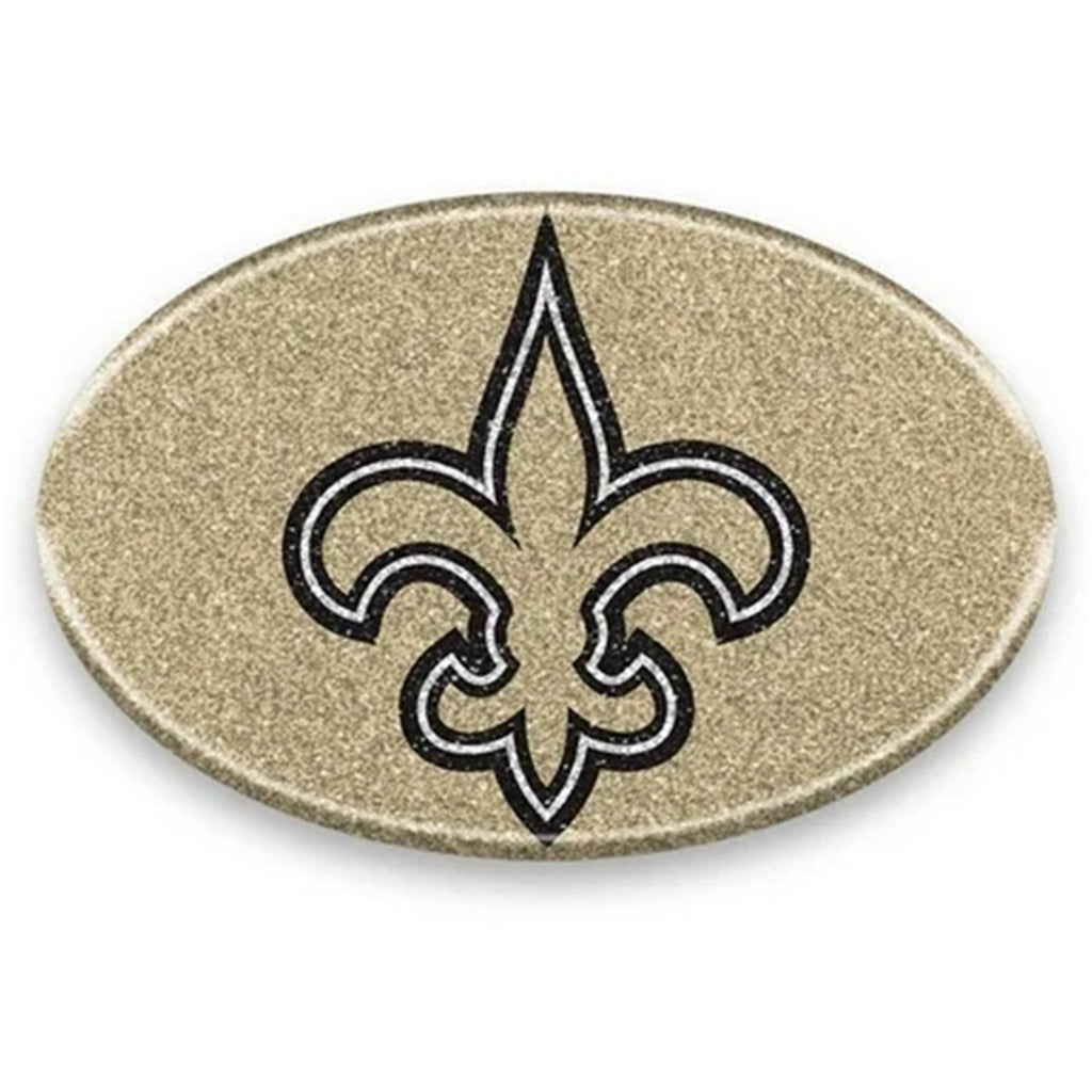 New Orleans Saints Auto Emblem Oval Color Bling Style