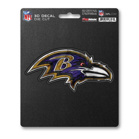 Baltimore Ravens Decal 5x8 Die Cut 3D Logo Design