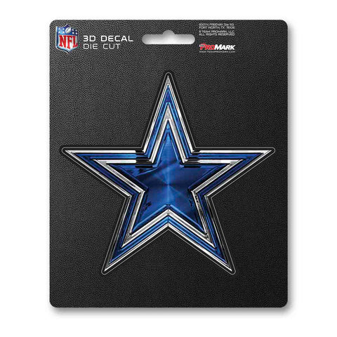 Dallas Cowboys Decal 5x8 Die Cut 3D Logo Design
