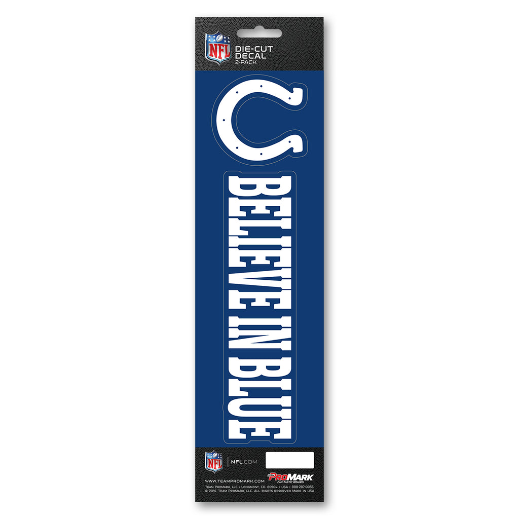 Indianapolis Colts Decal Die Cut Slogan Pack
