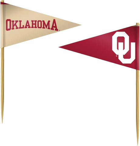 Oklahoma Sooners Toothpicks 36 Piece Pennant Style FanPicks