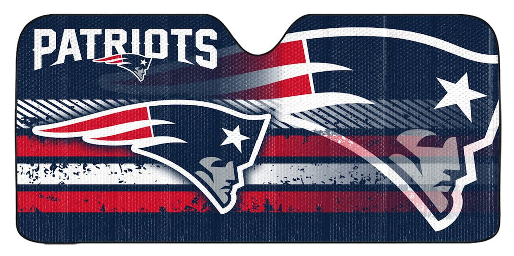 New England Patriots Auto Sun Shade - 59"x27"