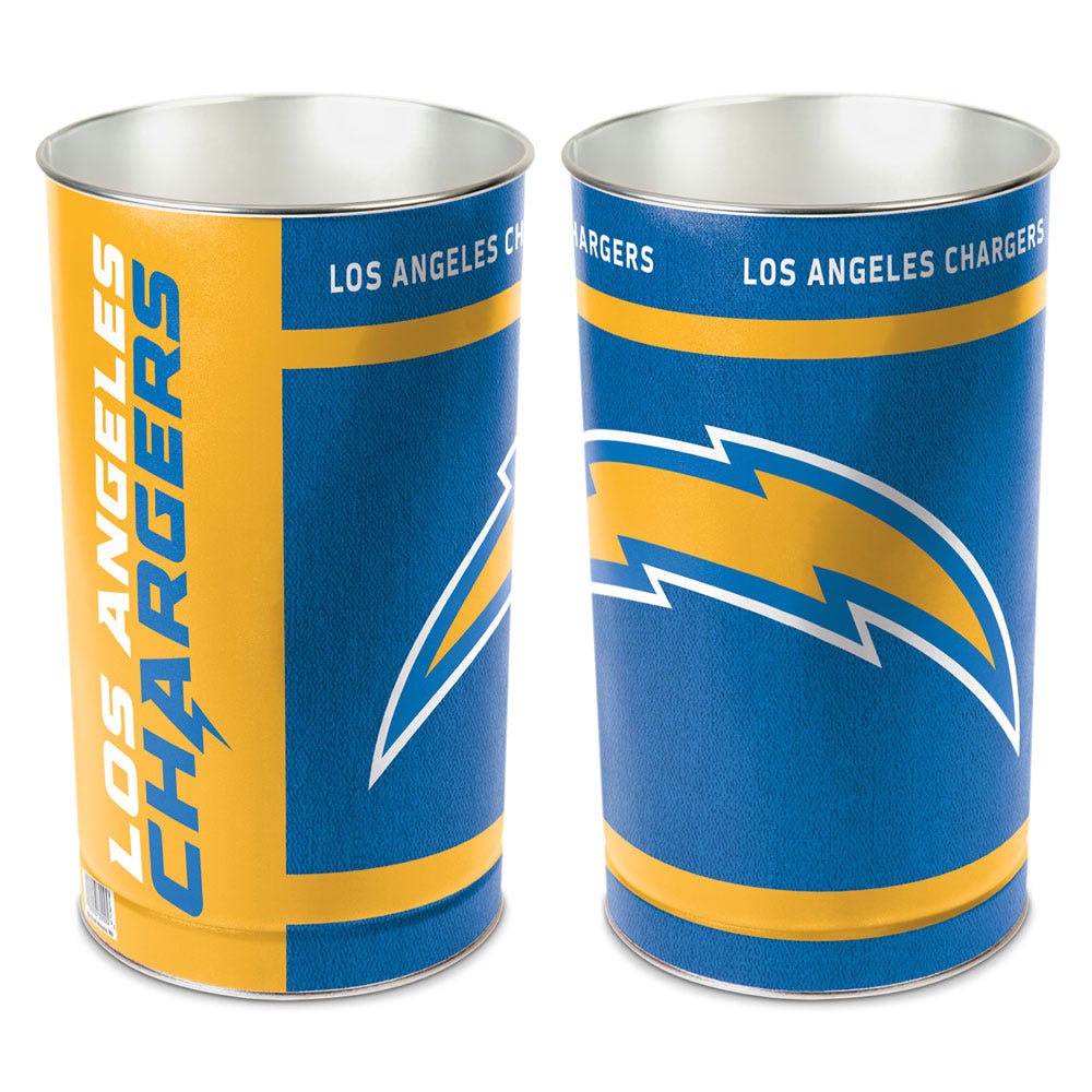 Los Angeles Chargers Wastebasket 15 Inch