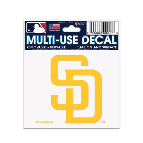 San Diego Padres Decal 3x4 Multi Use