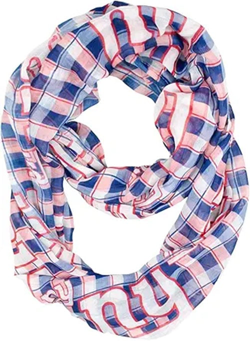 New York Giants Infinity Scarf - Plaid