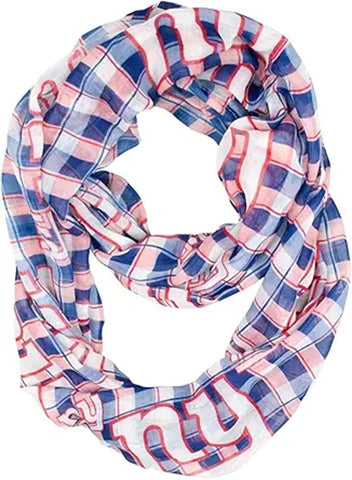 New York Giants Infinity Scarf - Plaid
