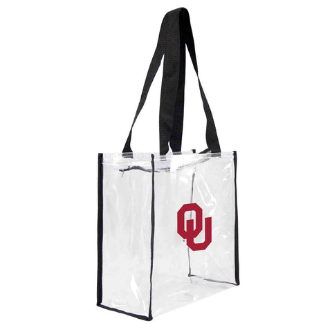 Oklahoma Sooners Tote Clear Square Stadium