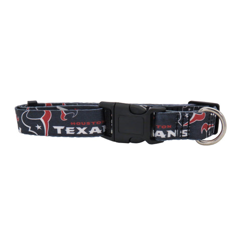 Houston Texans Pet Collar Size L - Special Order