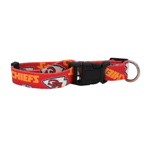 Kansas City Chiefs Pet Collar Size L