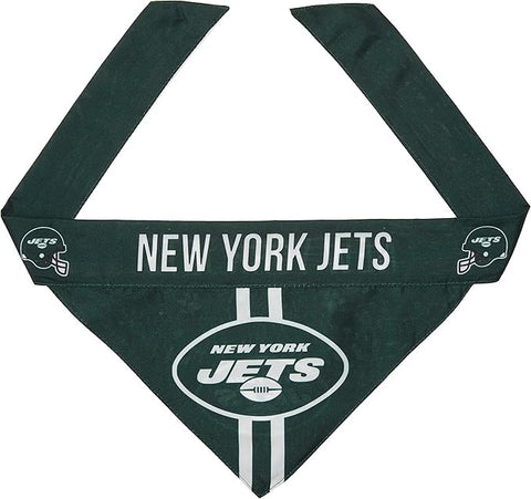 New York Jets Pet Bandanna Size XS Alternate Design