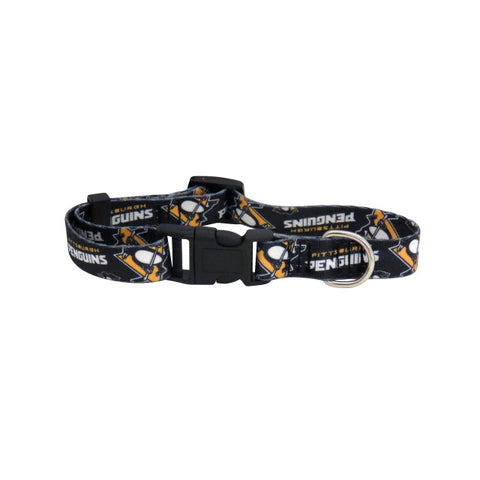 Pittsburgh Penguins Pet Collar Size L - Special Order