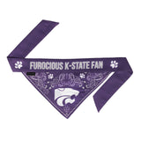 Kansas State Wildcats Pet Bandanna Size XS - Special Order