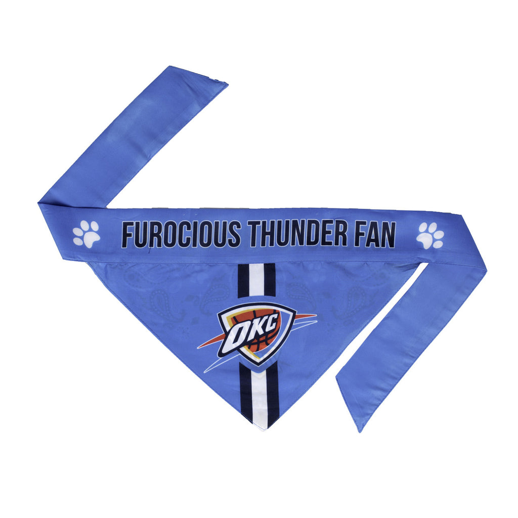 Oklahoma City Thunder Pet Bandanna Size M