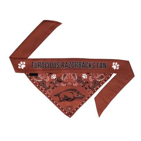 Arkansas Razorbacks Pet Bandanna Size XS - Special Order