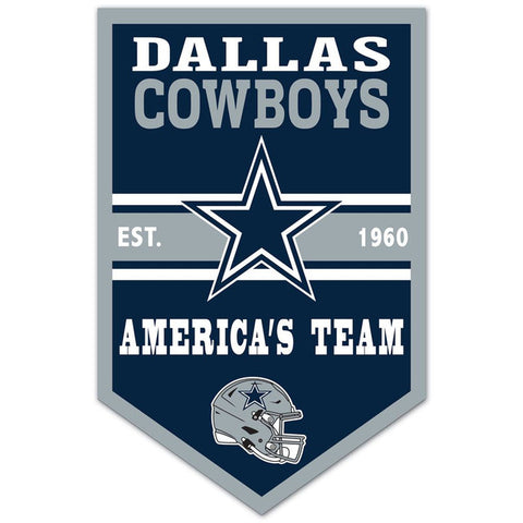 Dallas Cowboys Sign 11x17 Wood Chevron