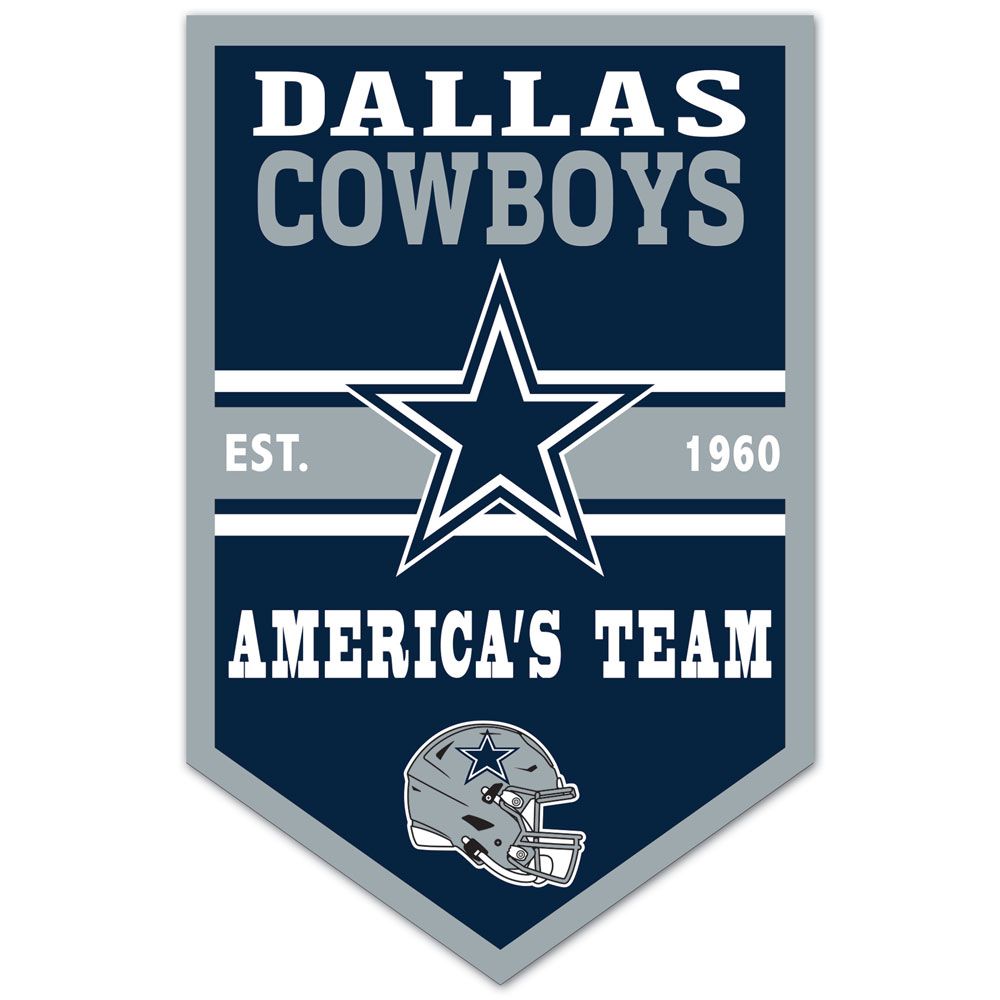 Dallas Cowboys Sign 11x17 Wood Chevron