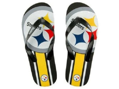 Pittsburgh Steelers Men Flip Flop - (1 Pair) - S