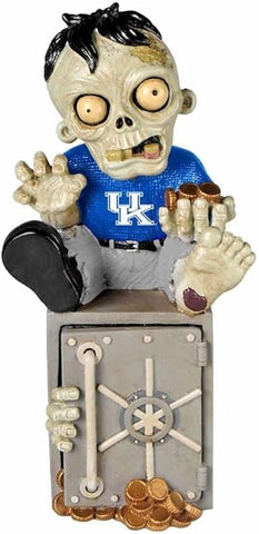 Kentucky Wildcats Zombie Figurine Bank