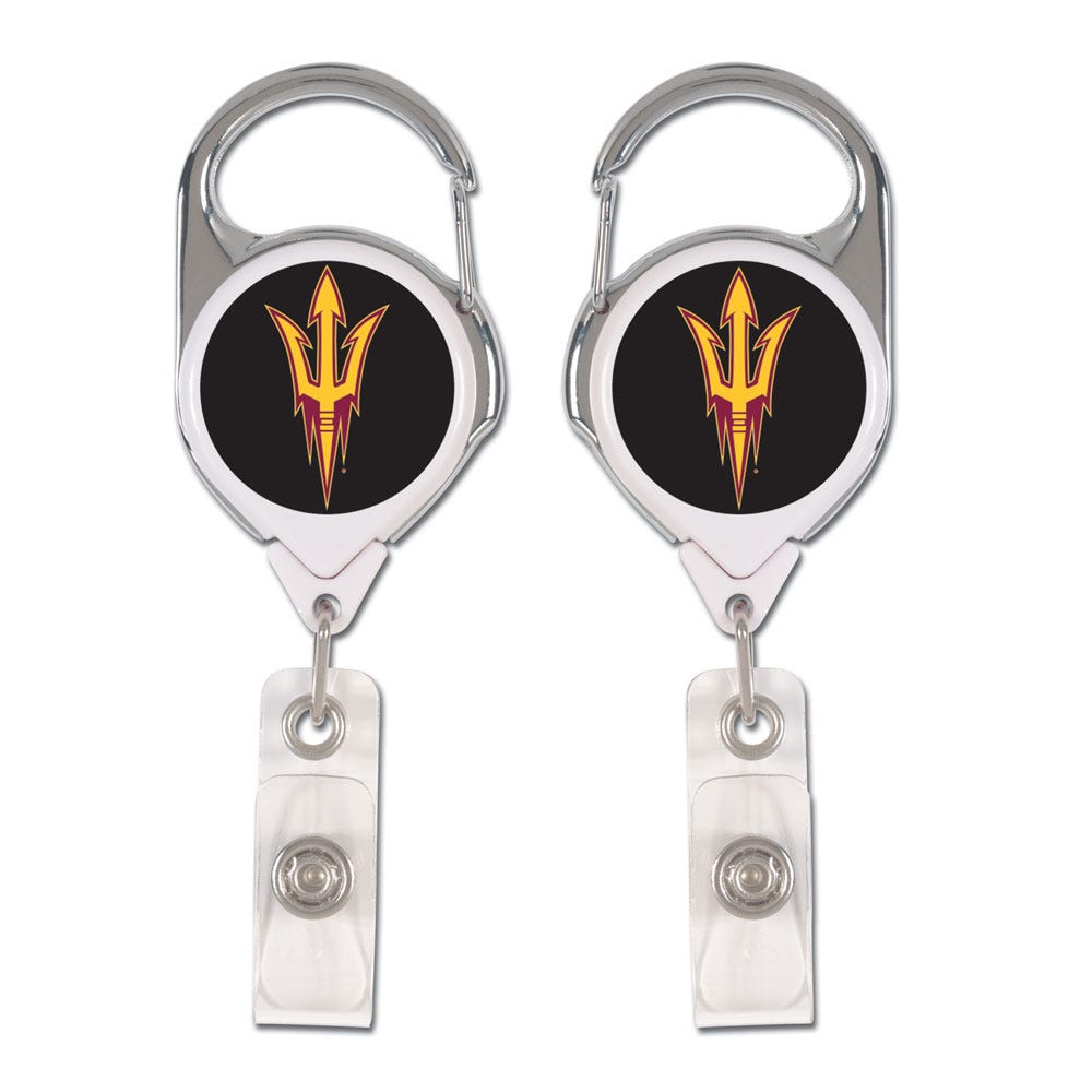 Arizona State Sun Devils??¨ Badge Holder Premium Retractable