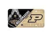 Purdue Boilermakers License Plate Metal Train Front View - Special Order