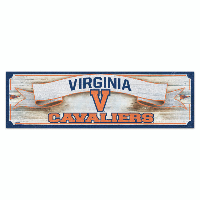 Virginia Cavaliers Sign 9x30 Wood