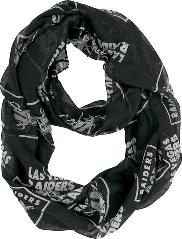 Las Vegas Raiders Scarf Infinity Style LV Design
