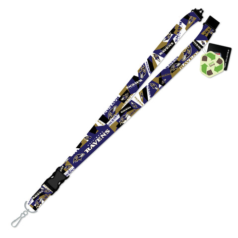 Baltimore Ravens Lanyard Shattered Design