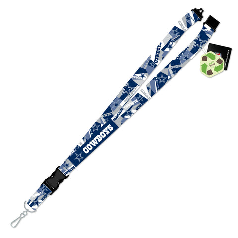 Dallas Cowboys Lanyard Shattered Design
