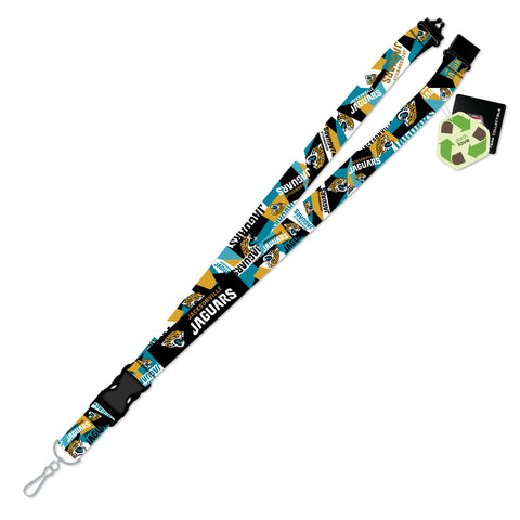 Jacksonville Jaguars Lanyard Shattered Design