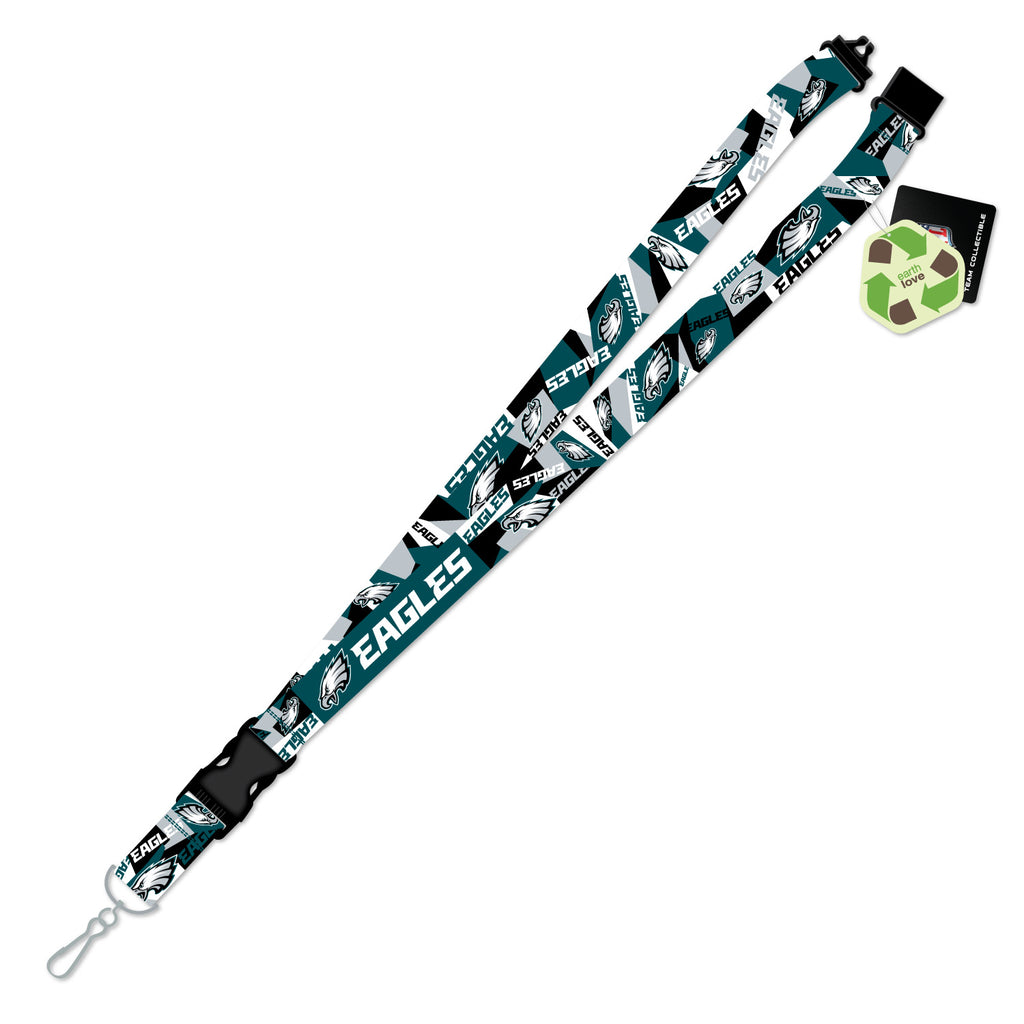 Philadelphia Eagles Lanyard Shattered Design