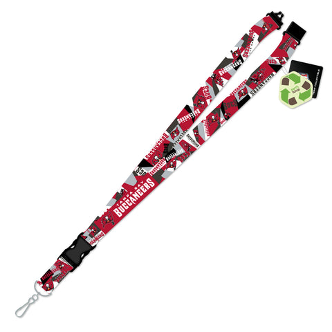 Tampa Bay Buccaneers Lanyard Shattered Design