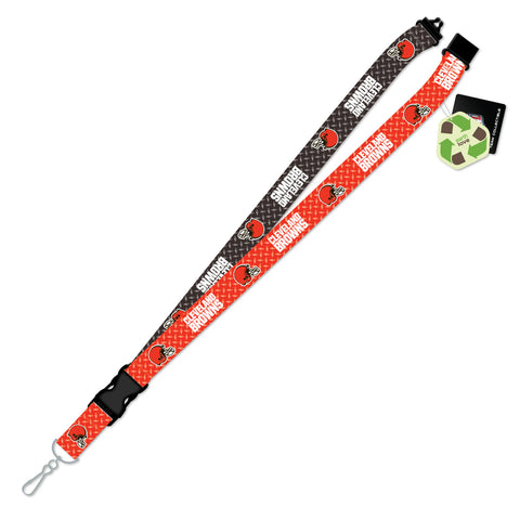 Cleveland Browns Lanyard Sustainable Diamond Plate