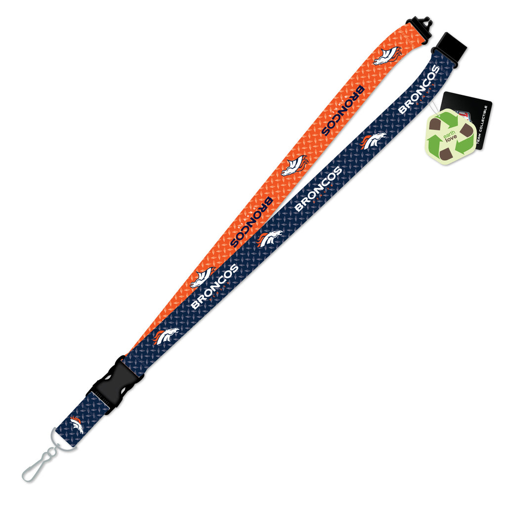 Denver Broncos Lanyard Sustainable Diamond Plate