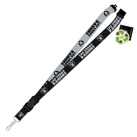 Las Vegas Raiders Lanyard Sustainable Diamond Plate