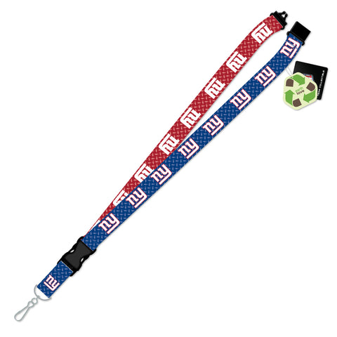 New York Giants Lanyard Sustainable Diamond Plate