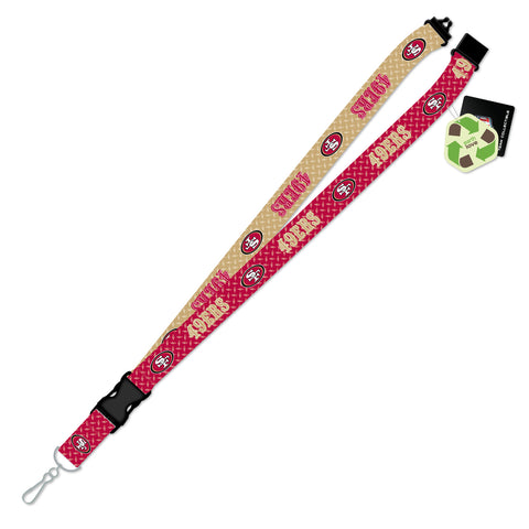 San Francisco 49ers Lanyard Sustainable Diamond Plate