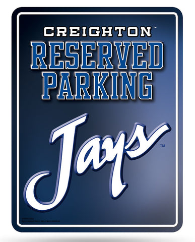 Creighton Bluejays Metal Parking Sign - Special Order