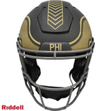 Philadelphia Eagles Helmet Riddell Authentic Full Size SpeedFlex Style Salute To Service 2025